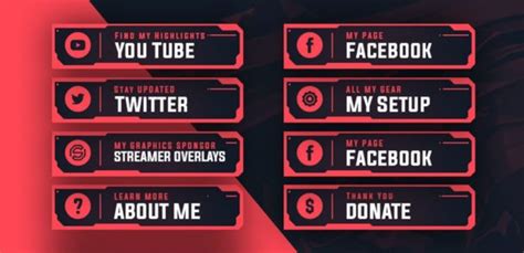 50 Free Twitch Panel Templates Design Hub