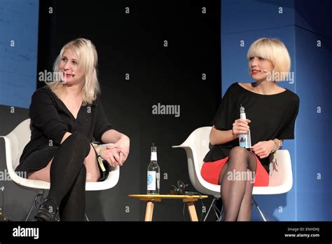 Marija Aljochina And Nadeschda Tolokonnikowa From The Band Pussy Riot At The Media Convention