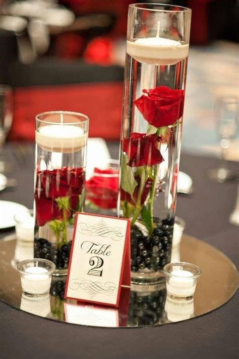 Id Es De Centres De Tables Pour Embellir Vos Tables Black Wedding