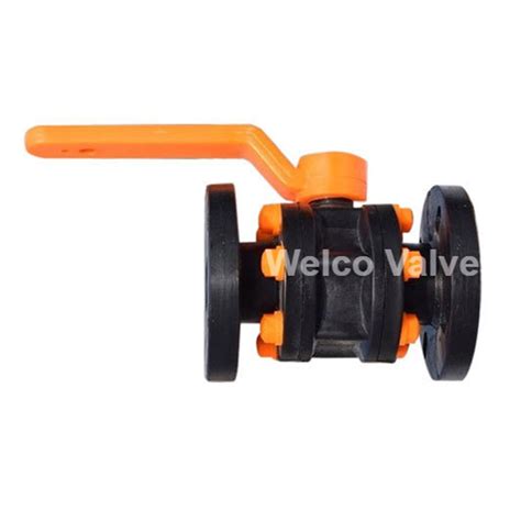 Welco Hdpe Flanged End Ball Valve For Industrial At Rs Piece In