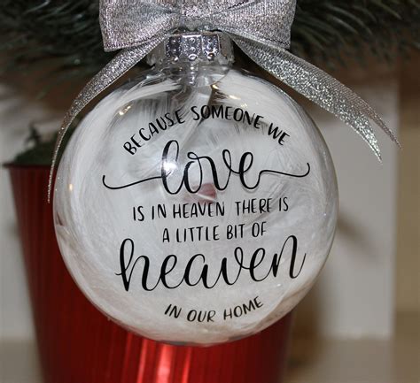 Someone We Love Is In Heaven Ornament Memorial Ornament Etsy