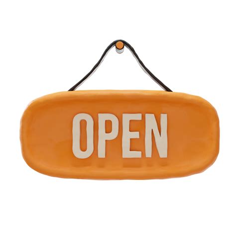 3d Store Shop Open Board 24258756 Png