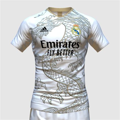 Real Madrid Home Kit Dragon Edition FIFA 23 Kit Creator Showcase