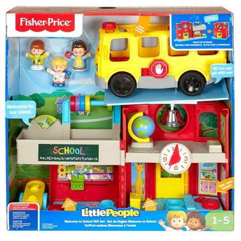 Fisher-Price Little People Welcome to School Gift Set - Walmart.com ...