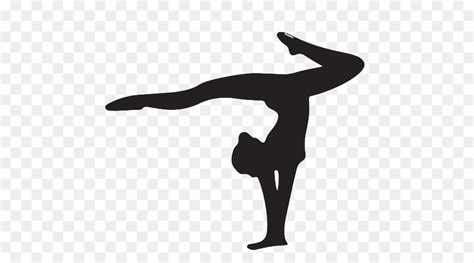 Rhythmic gymnastics Ribbon Silhouette - Rhythmic Gymnast Silhouette PNG ...