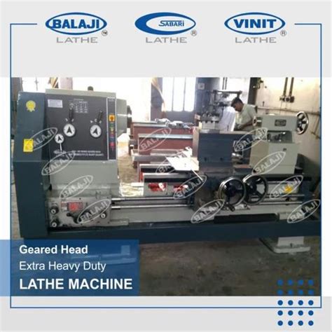 Balaji Vgh Geared Head Extra Heavy Duty Lathe Machine Swing Over