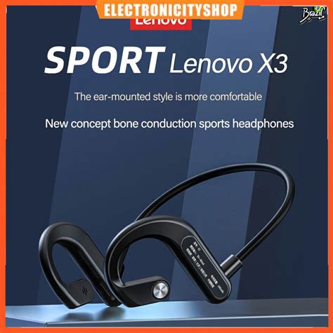 Lenovo X Bone Conduction Bluetooth Earphone Sport Waterproof Wireless