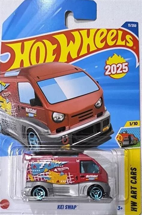 2025 Hot Wheels KEI Swap New For 2025 Mainline HW Art Cars