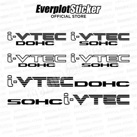 🔥readystock🔥 Honda I Vtec Dohc Sohc Door Side Sticker City Civic