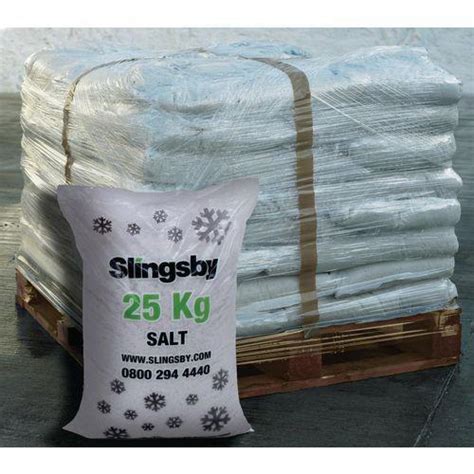 White De Icing Salt X Kg Bags Slby Snow And Ice