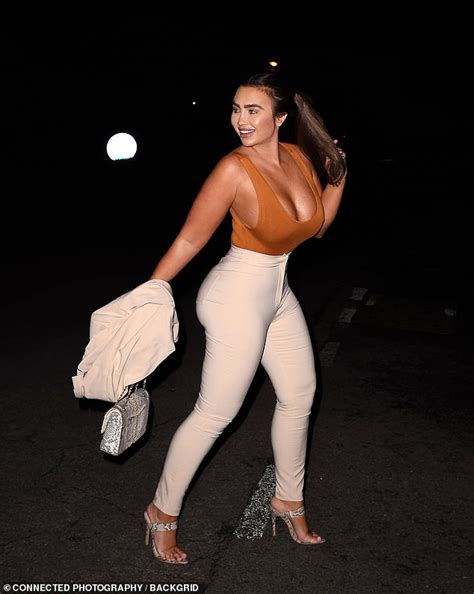 Lauren Goodger Displays Eye Popping Cleavage Taut Stomach And Very Perky Posterior In Tight