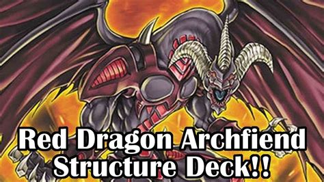 Yu Gi Oh New Red Dragon Archfiend Structure Deck YouTube