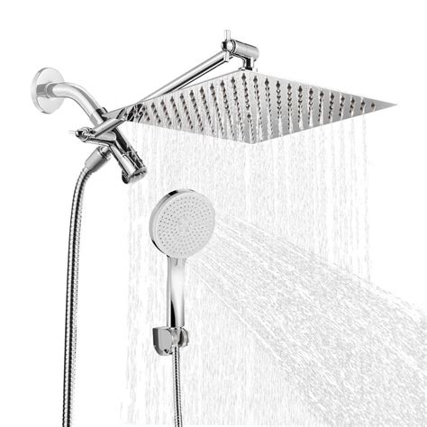 Cobbe In Rainfall Spray Patterns Dual Wall Mount And Handheld