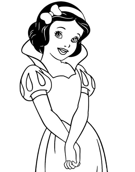 Coloriage Princesse Blanche Neige Imprimer Destin Blanche Neige The