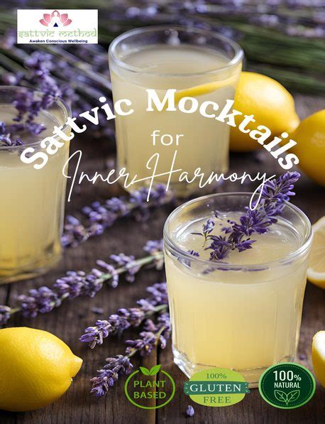 Sattvic Mocktails The Sattvic Method Company