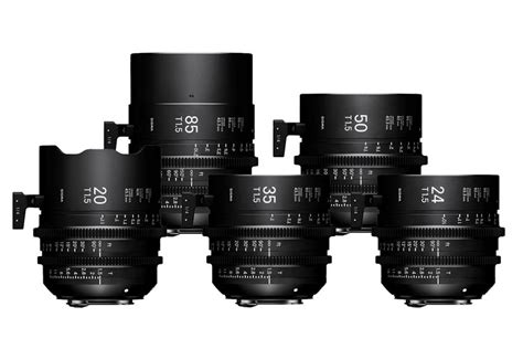 Rent Sigma Cine Prime Lens Set Sigma Cine Prime 5 Lens Set Rental