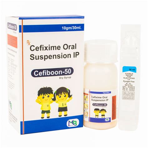 Cefixime Oral Suspension IP Mediboon Pharma