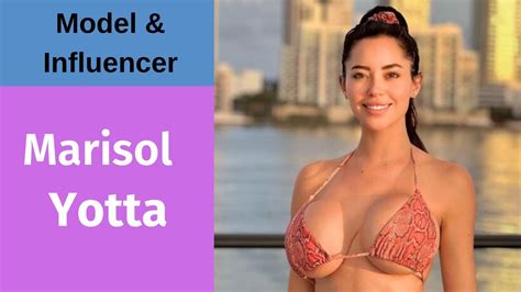 Marisol Yotta The Perfect Bikini Model Influencer Youtube