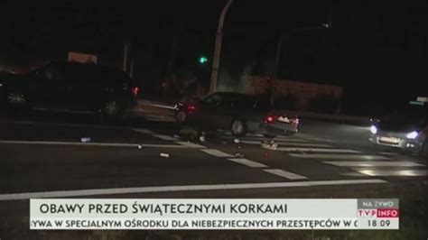 Wypadek na żywo w TVP Info zderzenie na siódemce WIDEO Motofakty