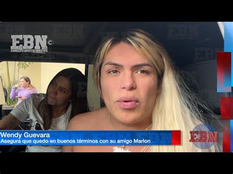 WENDY GUEVARA DEJO A MARLON COLMENAREZ POR TRANZA Aclara Esta