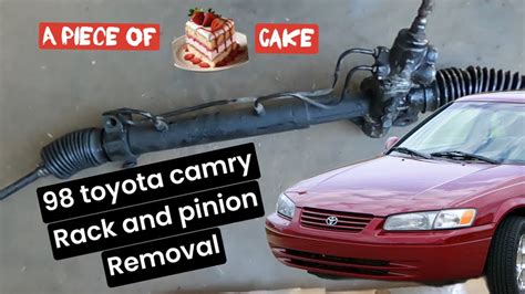 98 Toyota Camry Rack And Pinion Removal YouTube