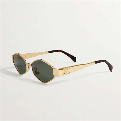 משקפי שמש של סלין Celine Triomphe Hexagon Frame Sunglasses איקס סטייל