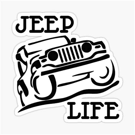 Jeep Life Stickers | Redbubble