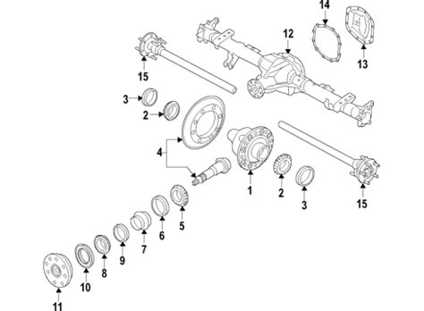 Rear Axle Differential Propeller Shaft Ford Ranger