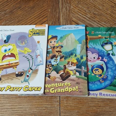 Nickelodeon Other Nickelodeon Little Golden Book Bundle Poshmark