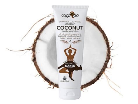 CocoRoo Unscented Naturally Naked Organic Coconut Moisturizing Lotion