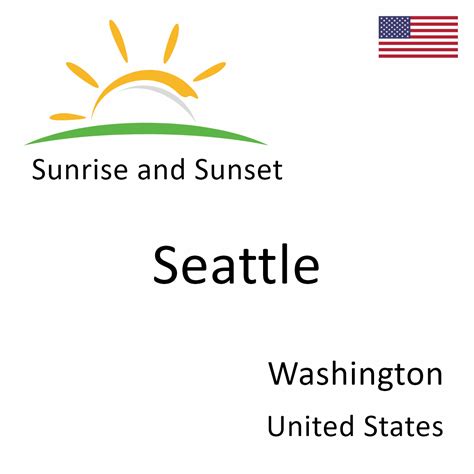 Sunrise and Sunset Times in Seattle, Washington, United States