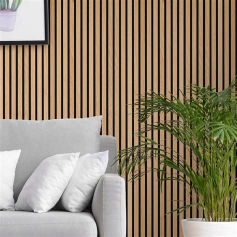 Luxury American Oak Acoustic Slat Wood Wall Panels Original Slatpanel