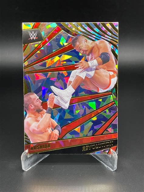 Panini Revolution Wwe Kushida Fractal Parallel Card Nxt