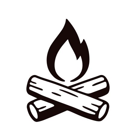 Vector of Campfire hand drawn vector - ID:110278186 - Royalty Free Image - Stocklib