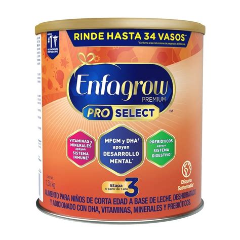 Alimento Lácteo a partir de 1 año Enfagrow Etapa 3 1 35 kg Walmart