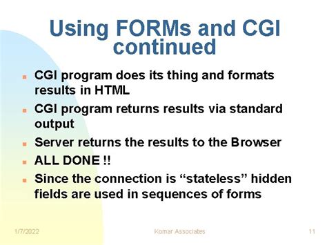 Common Gateway Interface Cgi Joe Komar 172022 Komar