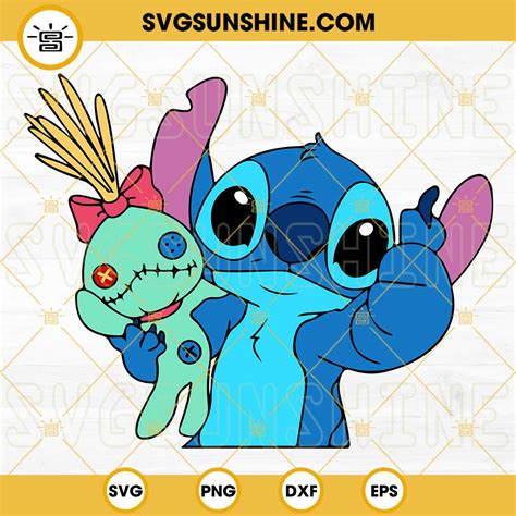 Stitch And Scrump SVG Lilo And Stitch SVG PNG DXF EPS Cricut