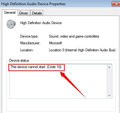 Getting The High Definition Audio Device Not Working Error on Windows ...