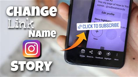 How To Change Link Name On Instagram Story YouTube