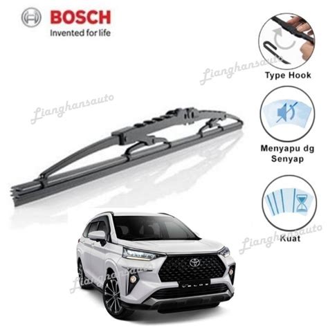 Jual BOSCH WIPER KACA DEPAN MOBIL AVANZA XENIA ADVANTAGE 16 22 2Pcs