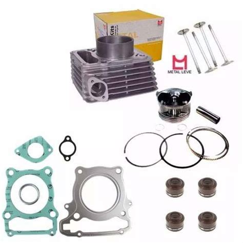 Kit Cilindro Cbx Twister Tornado Juntas Valvulas Retentores Metal Leve