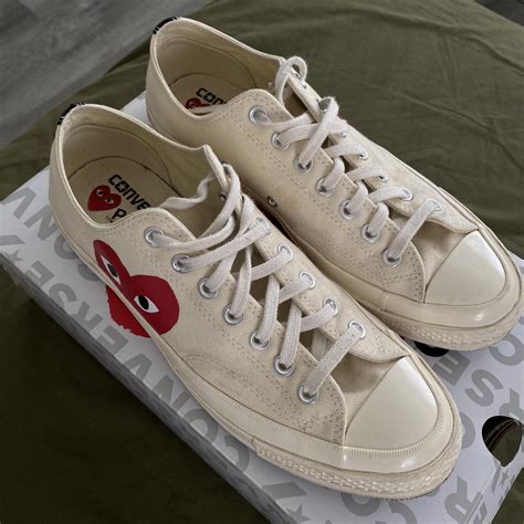 CDG Converse Small details that can be washed off... - Depop