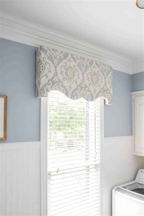 Diy Window Cornice Board With Fabric The Turquoise Home