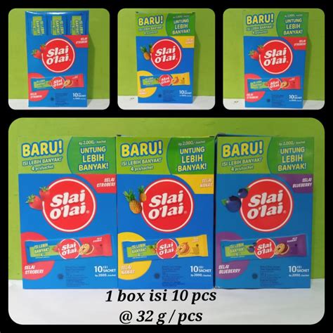 Jual Slai Olai Aneka Rasa Box 32 G X 10 Pcs Shopee Indonesia