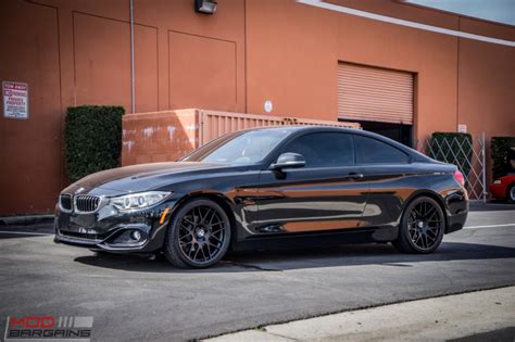 Quick Snap Black F32 Bmw 428i Gets Black Sportline 8s Wheels