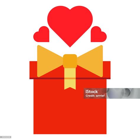 Red Heart Icon Design Element For Valentine Day Stock Illustration Download Image Now