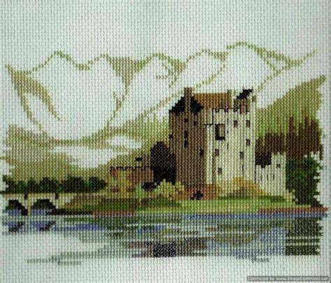 Derwentwater Designs Cross Stitch Kit Eilean Donan Castle 1