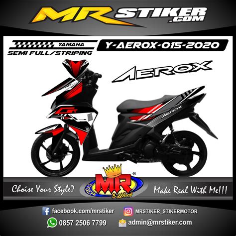 Stiker Motor Decal Yamaha Mio J Blue Neon Grafis Gray Street Line