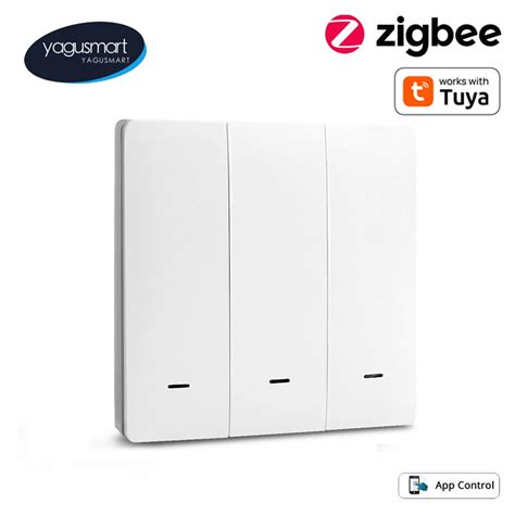 Беспроводной выключатель света Yagusmart Zigbee, кнопка 1, 2, 3, 4 ...