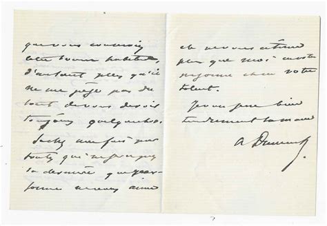 Alexandre Dumas fils Lettre autographe signée 1860 Catawiki